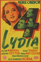 Lydia - Spanish Movie Poster (xs thumbnail)