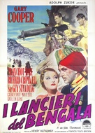 The Lives of a Bengal Lancer - Italian Movie Poster (xs thumbnail)