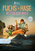 Fox &amp; Hare Save the Forest - Swiss Movie Poster (xs thumbnail)