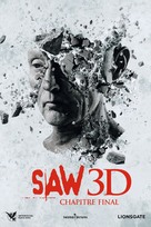 Saw 3D - French DVD movie cover (xs thumbnail)