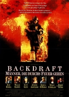 Backdraft - German Movie Poster (xs thumbnail)