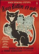 N&aring;r katten er ude - Danish Movie Poster (xs thumbnail)