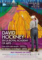 Exhibition on Screen: David Hockney at the Royal Academy of Arts - Spanish Movie Poster (xs thumbnail)