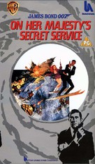 On Her Majesty&#039;s Secret Service - British VHS movie cover (xs thumbnail)