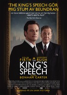 The King&#039;s Speech - Swedish Movie Poster (xs thumbnail)