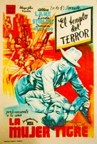 The Tiger Woman - Spanish Movie Poster (xs thumbnail)