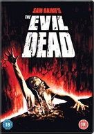 The Evil Dead - British DVD movie cover (xs thumbnail)