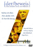 Proof - German DVD movie cover (xs thumbnail)