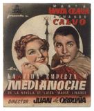 La vida empieza a medianoche - Spanish Movie Poster (xs thumbnail)
