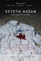 Ostr&yacute;m nozom - Czech Movie Poster (xs thumbnail)