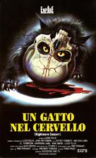 Un gatto nel cervello - Italian VHS movie cover (xs thumbnail)