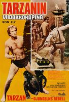 Tarzan's Jungle Rebellion - Finnish Movie Poster (xs thumbnail)