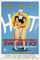 Some Like It Hot - French Re-release movie poster (xs thumbnail)