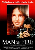 Man on Fire - German Movie Poster (xs thumbnail)