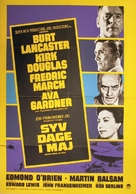Seven Days in May - Danish Movie Poster (xs thumbnail)