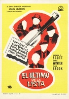 The List of Adrian Messenger - Spanish Movie Poster (xs thumbnail)