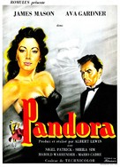 Pandora and the Flying Dutchman - French Movie Poster (xs thumbnail)