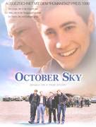 October Sky - German Movie Poster (xs thumbnail)