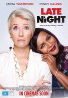 Late Night - Australian Movie Poster (xs thumbnail)