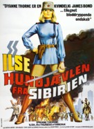 Ilsa the Tigress of Siberia - Danish Movie Poster (xs thumbnail)