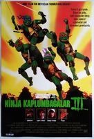 Teenage Mutant Ninja Turtles III - Turkish Movie Poster (xs thumbnail)