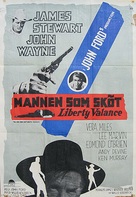 The Man Who Shot Liberty Valance - Swedish Movie Poster (xs thumbnail)