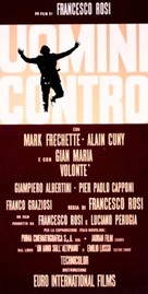 Uomini contro - Italian Movie Poster (xs thumbnail)