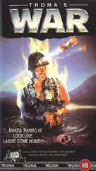 Troma&#039;s War - British VHS movie cover (xs thumbnail)