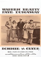 Bonnie and Clyde - Danish Movie Poster (xs thumbnail)