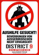 District 9 - German Movie Poster (xs thumbnail)