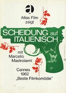 Divorzio all&#039;italiana - German Movie Poster (xs thumbnail)