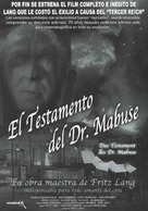 Das Testament des Dr. Mabuse - Spanish Movie Poster (xs thumbnail)