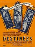 Destin&eacute;es - French Movie Poster (xs thumbnail)