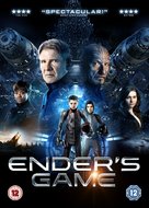 Ender&#039;s Game - British DVD movie cover (xs thumbnail)