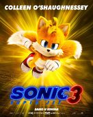 Sonic the Hedgehog 3 - Croatian Movie Poster (xs thumbnail)