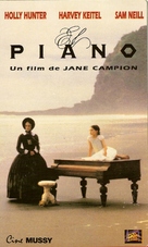 The Piano - Spanish VHS movie cover (xs thumbnail)