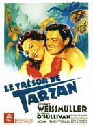 Tarzan&#039;s Secret Treasure - French Movie Poster (xs thumbnail)