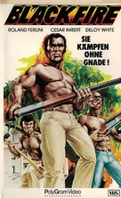 Fuego negro - German VHS movie cover (xs thumbnail)