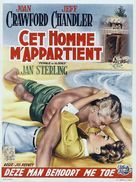 Female on the Beach - Belgian Movie Poster (xs thumbnail)