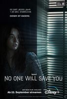 No One Will Save You - German Movie Poster (xs thumbnail)