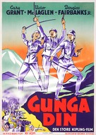 Gunga Din - Danish Movie Poster (xs thumbnail)