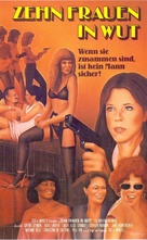 Ten Violent Women - German VHS movie cover (xs thumbnail)