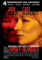 Notes on a Scandal - Czech Movie Poster (xs thumbnail)