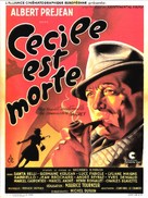 C&egrave;cile est morte! - French Movie Poster (xs thumbnail)