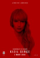 Red Sparrow - Turkish Movie Poster (xs thumbnail)