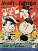Abbott and Costello Meet Captain Kidd - Danish Movie Poster (xs thumbnail)
