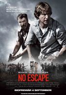 No Escape - Swedish Movie Poster (xs thumbnail)