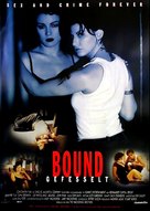 Bound - German Movie Poster (xs thumbnail)