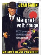 Maigret voit rouge - Belgian Movie Poster (xs thumbnail)