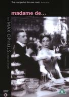 Madame de... - British DVD movie cover (xs thumbnail)